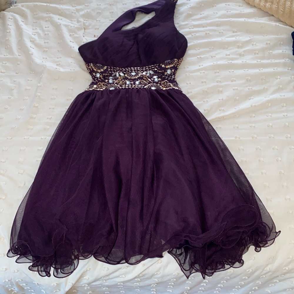 Jeweled Homecoming Dress